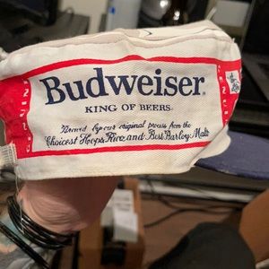 Vintage 80s Budweiser all over print hat